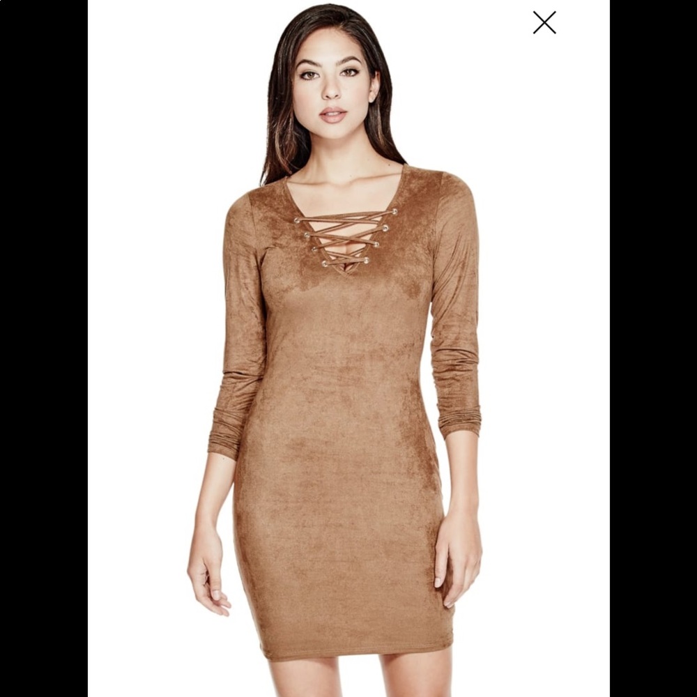 ✨LOWEST PRICE✨Williamsburg Faux Suede Dress 👗 Size Large!💛